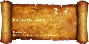 Kelemen Aura névjegykártya